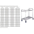 Commercial Kitchen Dining Restaurant Stainless Steel Mobile Delivery Dining/Trolley Food Service Cart